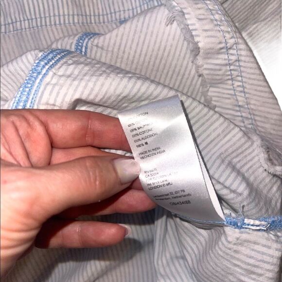 Free People Oxford Swing Tunic In Light Blue Combo - Picture 12 of 12